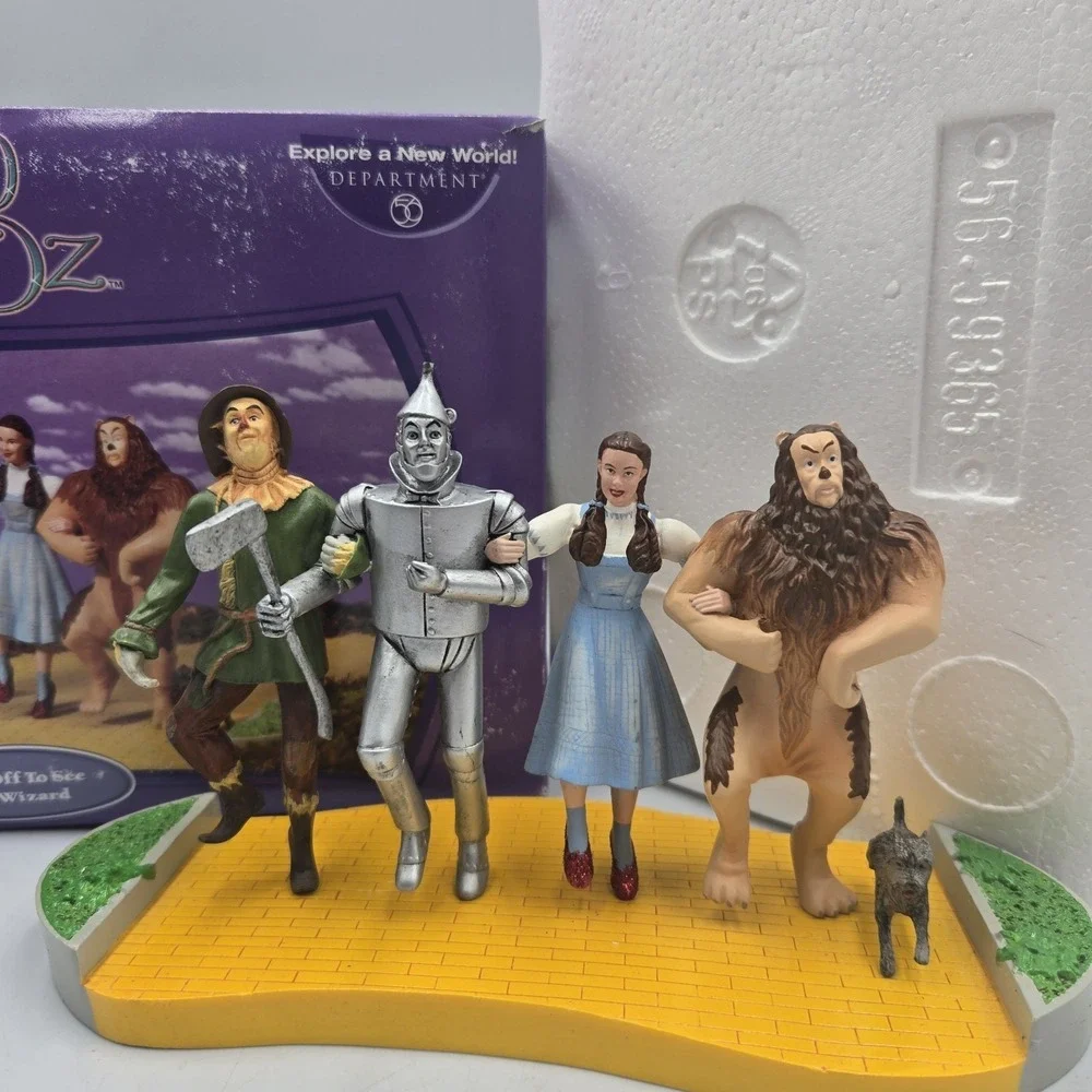 Vtg Dept‎ 56 The Wizard of Oz We're Off To See The Wizard Resin New Nos 2005